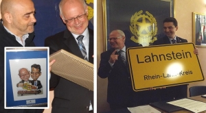 Montesilvano e Lahnstein unite nel gemellaggio, suggellato da D'Agostino, 'birra e Rustell' - foto e video