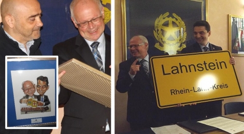 Montesilvano e Lahnstein unite nel gemellaggio, suggellato da D'Agostino, 'birra e Rustell' - foto e video