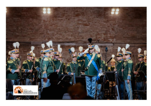 Banda della Guardia di Finanza ieri sera a Giulianova: traguardo del centenario della sua fondazione