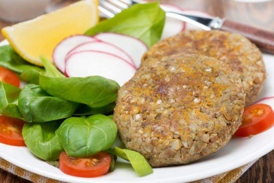 Il piatto di polpette pronto