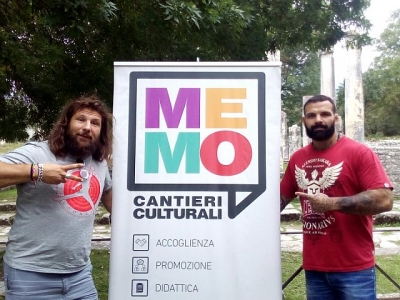 Castrogiovanni e Sakara a Sepino per “Il Più Forte” su Dmax