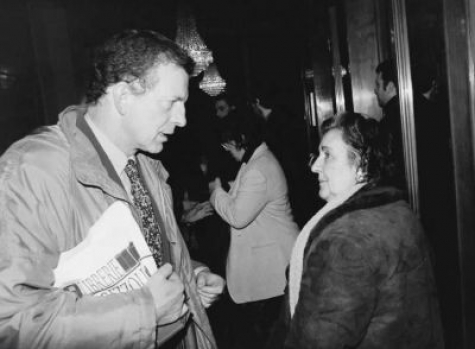 Aldo Busi con Alda Merini