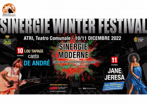 Atri, Sinergie Winter Festival. Due serate di grande musica live