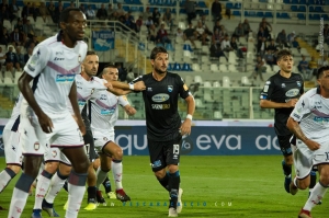 Il centravanti Maniero a secco contro il Crotone