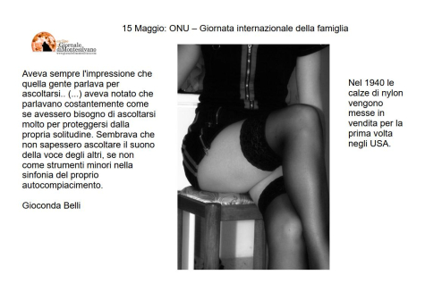 15 maggio: eresia, femminismo e calze di nylon