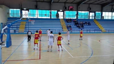 La squadra Montesilvano di basket