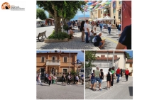 Aielli, tante persone a visitare Borgo Universo