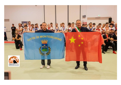Montesilvano, delegazione cinese in visita per i Campionati Mondiali di Shuai Jiao.