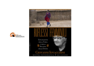 "Riflessi femminili" del fotografo Giovanni Iovacchini.