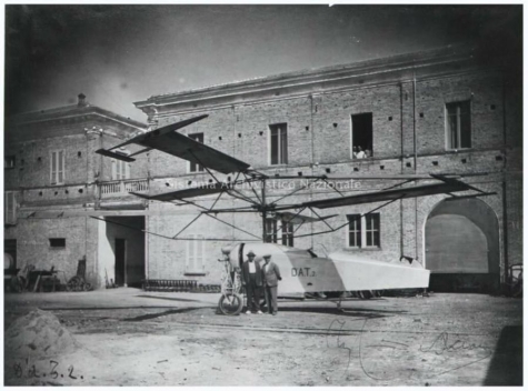l'elicottero dell'inventore D'Ascanio