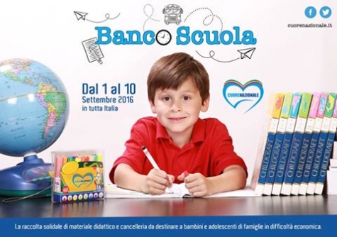 Abruzzo. “Banco scuola” dal 1 al 10 settembre. Per raccogliere materiale didattico
