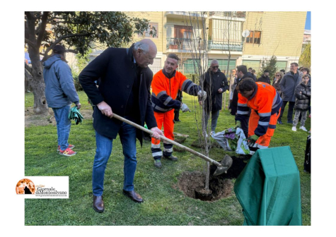 Giardino dei Giusti di Pescara, piantumati due alberi