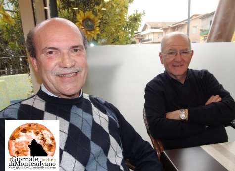 il responsabile di distretto del service raccolta occhiali usati dott. Armellani e Alessio carletti cerimoniere Lions Montesilvano