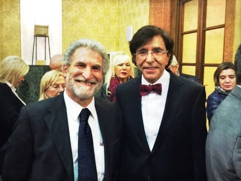 Palmerini e Elio Di Rupe a L'Aquila