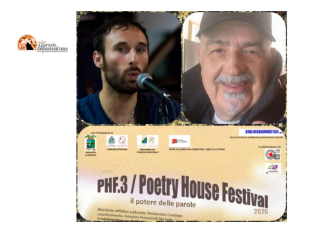 Raffaele Rubino e Antonio Di Loreto al PHF.3/ Poetry House Festival 2026
