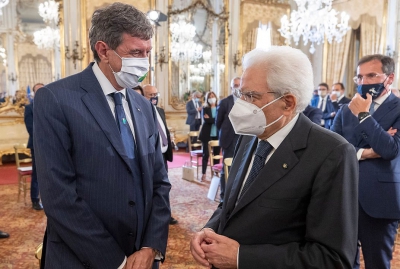 Marsilio con il Presidente Mattarella 