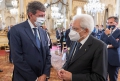 Marsilio con il Presidente Mattarella 
