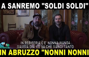 “Nonni” parodia abruzzese di “ Soldi” di Mahmood