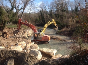 Scafa. Conclusi i lavori sul fiume Lavino