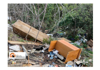 Pescara, discarica abusiva sulla Strada Colle Pizzuto. Gruppo Pettinari sul posto.
