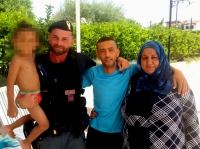 il poliziotto eroe e la famigliola che ha sfiorato la tragedia