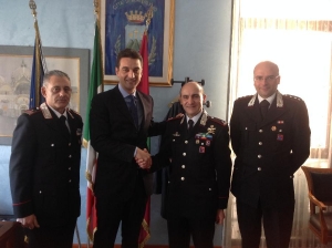 Montesilvano.Visita istituzionale del generale Sirimarco