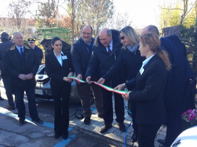 Abruzzo, vetture elettriche, prima stazione di ricarica nasce in Hotel