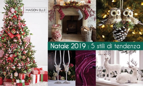 Design. Natale 2019: 5 stili di tendenza