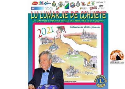 COPERTINA CON IL FACTOTUM DEL CALEDNARIO UGO IEZZI