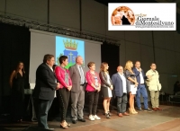 Giria della rassegna, vice sindaco De Martinis, presentatrice Grazia Di Dio.