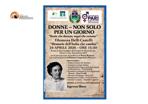 “Donne – Non solo per un giorno”: Montesilvano celebra l’eredità di Filomena Delli Castelli