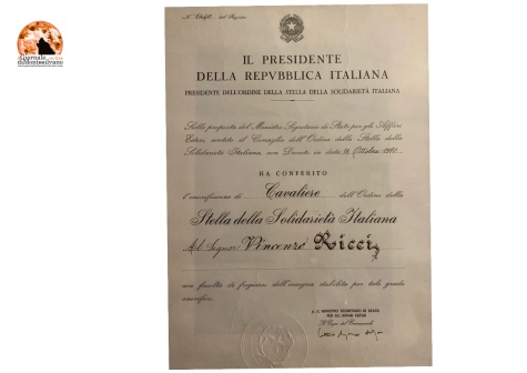 Manoppello, festa per i cento anni di Vincenzo Ricci