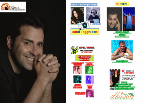 L’attore di Canonico su tv 2000 Federico Perrotta a Bubù taggh(e)te.