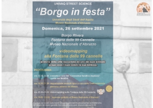 L'Aquila, “Borgo in festa” nello storico rione della Rivera
