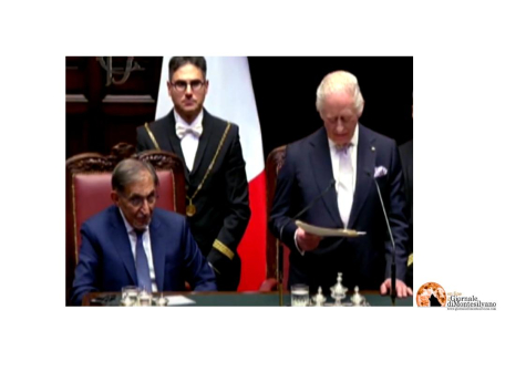 Carlo e Camilla a Roma, l'incontro con Meloni e discorso alle Camere