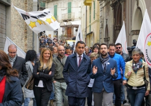 Luigi Di Maio in Abruzzo per il Rally per l'Italia