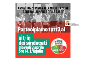 Abruzzo, aumento delle tasse: appello alla partecipazione al sit-in dei sindacati in Regione