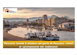 Pescara. Dragaggio imboccatura del porto, cominciano i lavori