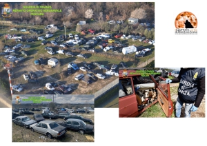 Ortona. Sequestrata discarica abusiva: 130 rottami di auto