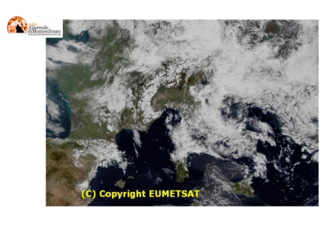 Domenica potrebbero arrivare instabilità atmosferica e masse d'aria fresca di origine atlantica.