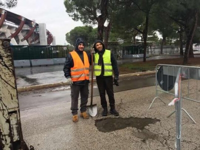 Pescara, Il fiume rientra nell’alveo. Lavori per sicurezza strada