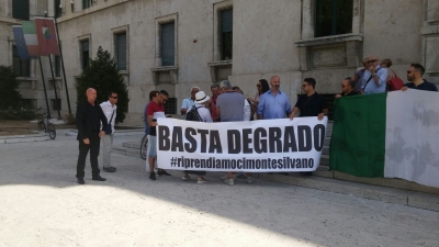la protesta di oggi