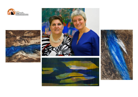 Il blu del mare, le montagne e le terre d’Abruzzo: le emozioni delle origini nelle nuove opere di Gabriella Capodiferro