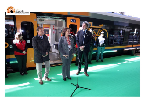 Trasporti: Marsilio,"Consegnato secondo dei 5 treni elettrici di Trenitalia"