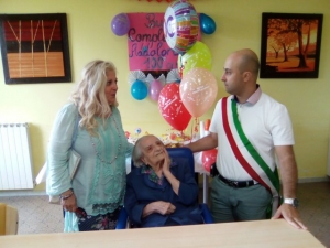 Pennapiedimonte, augri alla nonna centenaria