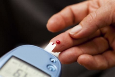 Analisi del sangue sull'iPhone.