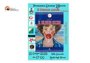 Il Concorso letterario "Il silenzio uccide" indetto dall'Associazione "Il Guscio" raggiunge la quinta edizione.