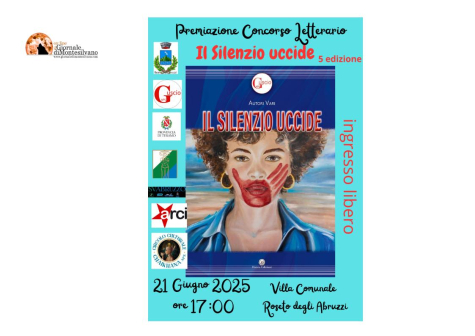 Il Concorso letterario "Il silenzio uccide" indetto dall'Associazione "Il Guscio" raggiunge la quinta edizione.