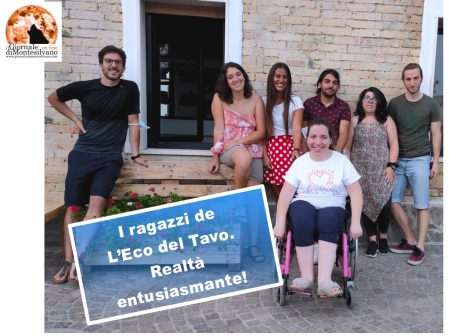 I ragazzi giovanissimi de L'eco del Tavo associazione di  promozione sociale