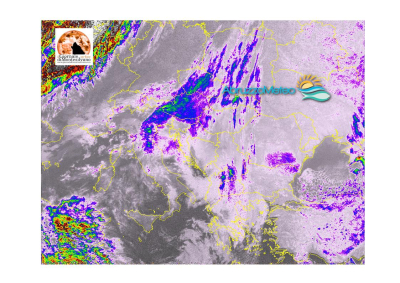 Nevicate sui rilievi appenninici al disopra dei 1400-1600 metri. Precipitazione sparse sul versante Adriatico.